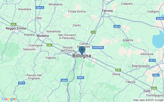 Kaart met locatie Le due Torri